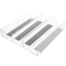 Stück geformte Regaltrenner für Geschäfte, Acryl-Warentrenner, Warenklassifizierungstafeln