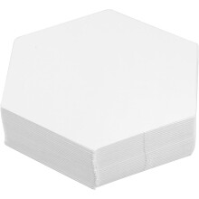 300 Stück Quiltpapier-Schablonen und Lochpapier für Näh-DIY-Bastelarbeiten, sechseckige 36-mm-Patchwork-Ausschnittformen