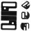 20pcs Swimsuit Adjustment Buckles Plastic Front Closure Hooks Replacement Fasteners 1