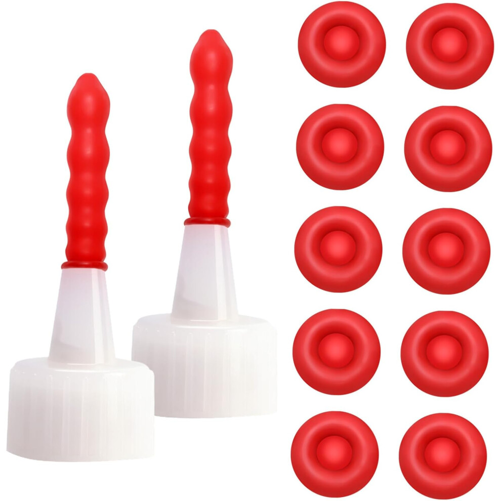 300Pcs Leakproof Caulk Gun Cap Tube Saver Cover For Caulking Caps Protective Cover 5455468313875