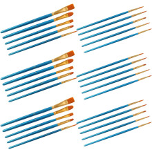 30 stuks parelblauwe aquarelverfpennen met spitse punt