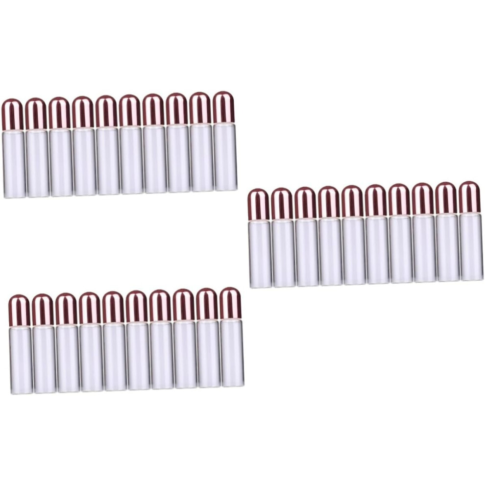 Hkhbjs 30Pcs Empty Glass Roller Bottle For Essential Oils Perfume Bottle Refillable Oil Roller Ball Applicator For Diy Aromatherapy