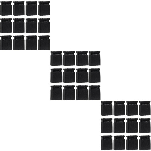 2000 pezzi Short DVD Header Cap Board Circuit Socket Caps Accessories Hard Drive Black Shunts Motherboards