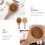 Set de 12 coșuri DIY de Paște, model de iepuraș de Paște, material din hârtie, convenabil 3