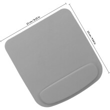 2er-Set ergonomische, weiche EVA-Handgelenkauflagen-Mauspads, ultradünne, leichte und rutschfeste Mauspads