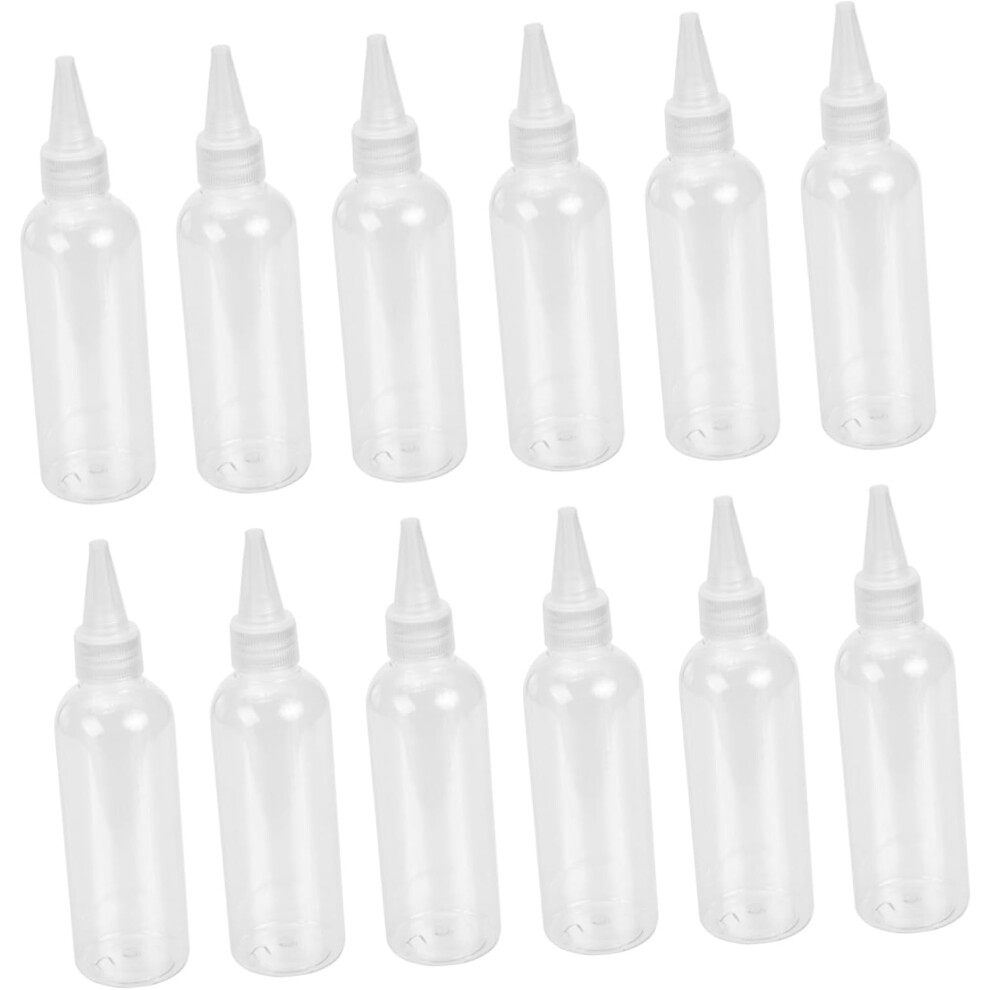 Hkhbjs 30Pcs Hair Dye Bottle Applicator Pe Squeeze Bottles Pointed Tip For Easy Liquid Application Random Color