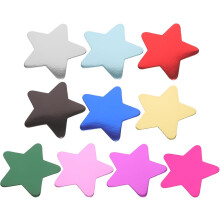 30 Blatt Origami-Papier-Set, Goldfolie, fünfzackige Formen, bunte runde Formen