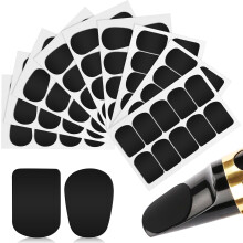 94 stuks saxofoonpads, zachte siliconen pads met sterke kleeflaag, verminderen resonantie, vierkante ovale vorm.