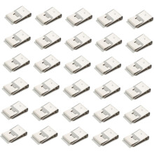 30 Stück Photovoltaik-Klemmen, Solarmodul-Kabelclips, Kabelbaumclips für Modulkabelmanagement im Haushalt