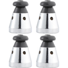Lot de 4 soupapes de sécurité pour autocuiseur, en acier inoxydable, haute fiabilité et faciles à nettoyer. Pièces de rechange.
