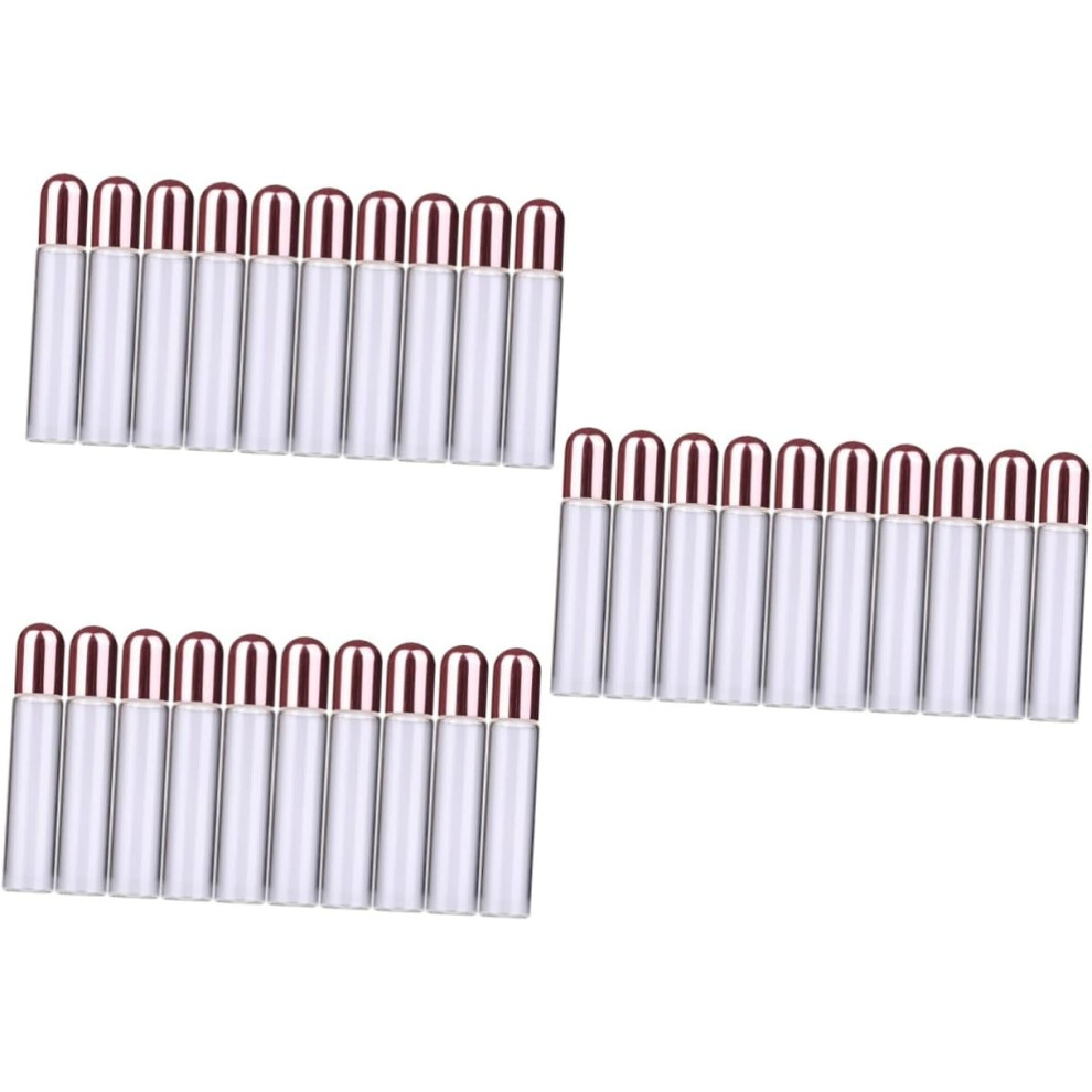 Hkhbjs 30Pcs Glass Roller Bottle For Essential Oil Aromatherapy Empty Container Dispenser For Skincare Routine