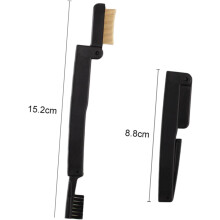 buc pieptene pliabile compact pentru sprâncene, perie de machiaj cu două fețe, dimensiune de călătorie, perfect pentru femei