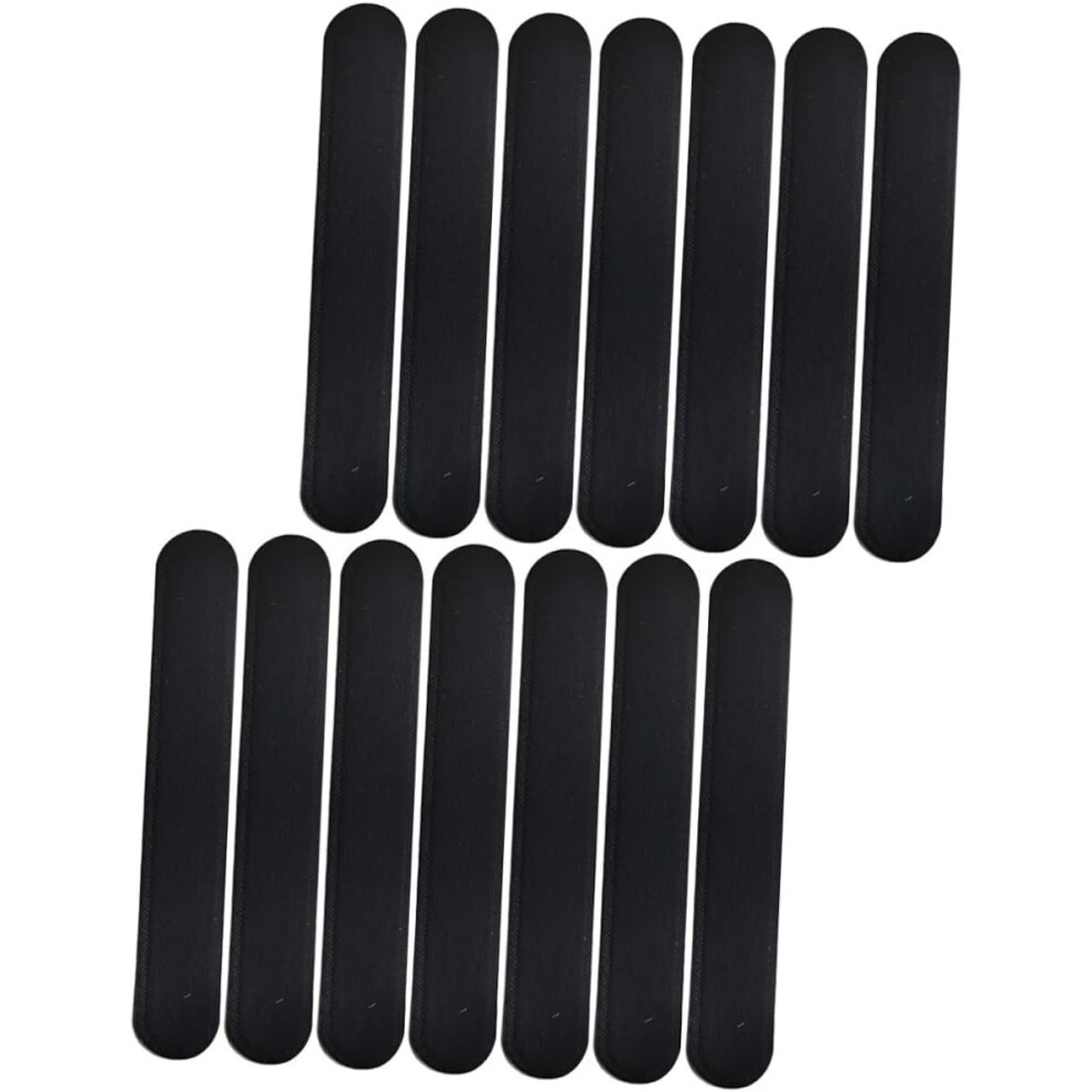30Pcs Disposable Non-Woven Hat Pads Sweat-Absorption Sweatbands Black 5455468296598