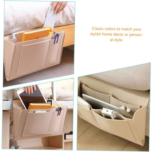 2pcs Dorm Essentials Bedside Storage Bag Pockets Over The Door Organizer