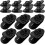30 clip per microfono, supporto per microfono da bavero, piccola clip in plastica ABS nera 1