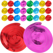 30-teiliges Spiral-Hängedekorationsset aus PVC, Partydekorationsset, gemischte Farben, Glitzer, einzigartiges Design