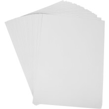 30 Blatt reinweißes Posterpapier 21 x 28,5 cm, handgeschöpftes Bastelpapier