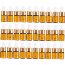 30pcs Portable Glass Dropper Bottle Mini Essential Oil Bottle for Travel Oil Dispenser Rubber Dropper for Essential