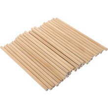 Lot de 30 crayons HB en bois, forme ronde, petits crayons légers