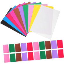 30 Stück EVA-Schaumstoffpapierbögen für Kinder-Bastelarbeiten und Scrapbooking, selbstklebende Schaumstoffbögen
