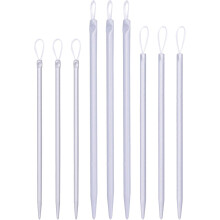 9-teiliges Set aus Nylon-Woll-Einfädelnadeln mit großem, mittlerem und kleinem Öhr
