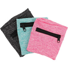 3-teiliges Outdoor-Sport-Armband-Geldbörsen-Set für Damen – Leichtes Schutzarmband mit sicherem Schlüsselfach