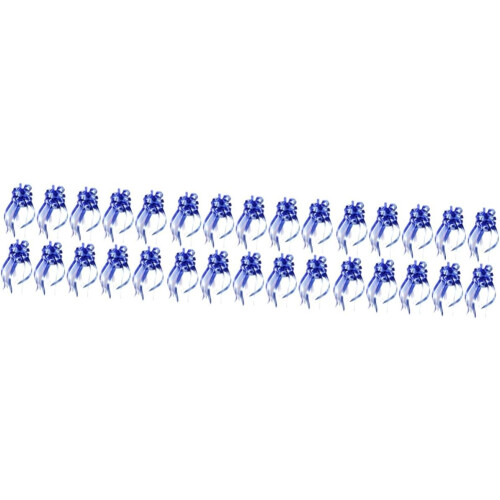 30pcs Wedding Decor Bow Pull Bows Bunting Ribbon Satin Ribbon Pull Strings Hanging Banner