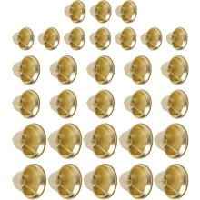 30 Stück Mini-Metallglocken für Weihnachtsbastelarbeiten, Festdekoration, Partyglocken, Schmuck