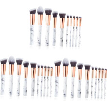 Coffret de maquillage portable 30 pièces, motif marbre