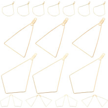 30 pezzi Cerchi per orecchini con perline, cerchi aperti per perline, orecchini fai da te, gioielli, accessori per artigianato artistico