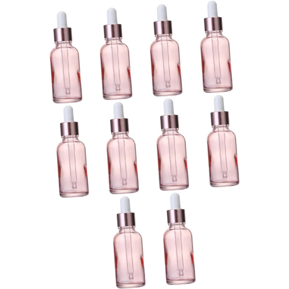 Hkhbjs Pink 30Pcs Portable Fillable Dropper Bottle Essence Essential Oil Bottle Sub For Travel Toiletry And Refillable Perfume