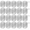 30pcs Silver Matte round Ear Pins DIY Jewelry Accessories Earring Making Base Posts 1