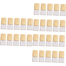 30pcs Glass Roll Bottle Essential Oil Roller Bottles Refillable Sample for Travel Portable Toiletry Tube Vials for Aromatherapy