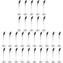 30 Stück Tischnummernhalter, Schmetterlings-Bilderhalter für Tische, Kartenständer