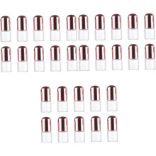 30 wiederbefüllbare Glas-Rollerflaschen mit Deckel, Glas-Parfümflaschen für ätherische Öle, Roll-on-Funktion, ideal für Reise-Toilettenartikel