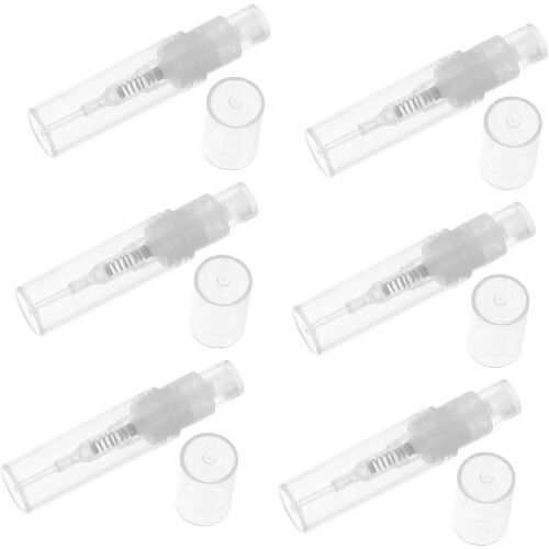 30pcs 2ml Empty Perfume Bottles Plastic Spray Containers Mini Travel Mist Sprayers