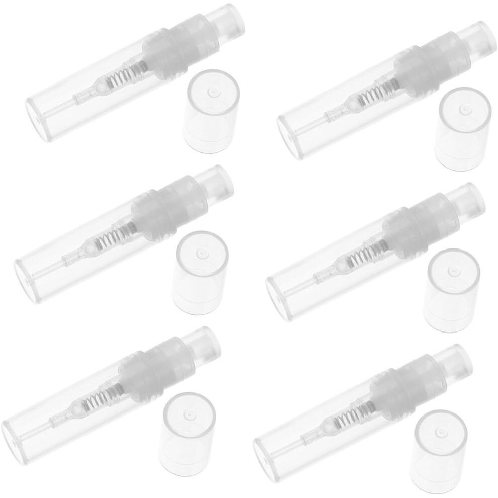 Hkhbjs 30Pcs 2Ml Empty Perfume Bottles Plastic Spray Containers Mini Travel Mist Sprayers