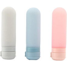 3er-Pack Silikon-Reiseflaschen für Shampoo, Lotion und Toilettenartikel