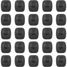 30 Stück schwarze ABS-Sicherheitsetiketten für Kleidung, Diebstahlsicherung aus Kunststoff