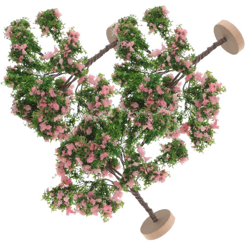 3Pcs Miniature Landscape Tree Models for DIY Sand Table Crafts Simulation Mini Trees