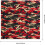7pcs Cotton Camouflage DIY Quilting Fabric Squares, Sewing Cloth Bundle 2