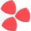 3pcs Leather Guitar Picks Ukulele Picks Shape Craftsmanship Comfortable Playing Paper Box 1