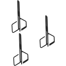3-teiliges Set aus Edelstahl: Nasenhaartrimmer, Augenbrauenschere und Clip
