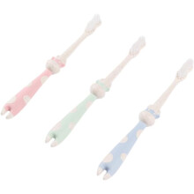3er-Set Zahnbürsten mit Cartoon-Motiven für Jungen und Mädchen aus Strohmaterial mit weichen Borsten für die Mundpflege zu Hause