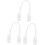Hat Strap Retention Clips 3pcs Adjustable Elastic Windproof Cap Strap Holders 1
