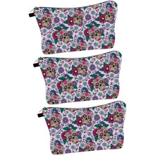 3er-Set Aufbewahrungstaschen für Outdoor-Kulturbeutel, waschbare Handtaschen-Make-up-Organizer