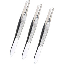 Edelstahl-Pinzetten-Set, 3-teilig, Geschenkidee zum Jahrestag oder Muttertag