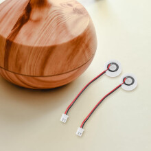 Kit di 2 dischi nebulizzatori in ceramica a ultrasuoni da 16 mm e 2,4 MHz con fili per umidificatore ad acqua