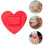 20 parches autoadhesivos con forma de corazón para heridas, pequeños, transpirables y hemostáticos. 1