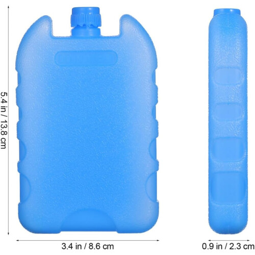2Pcs Reusable Ice Packs for Air Conditioner Fan, Medium Size Cooling Blocks 1